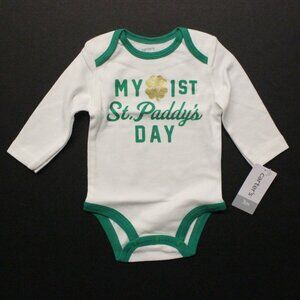 Carter's Baby "My Very 1st St. Paddy's Day" Bodysuit (119G300) Ivory - 3M